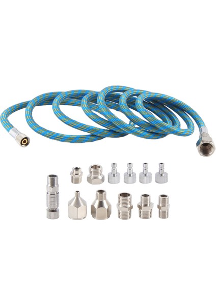 Airbrush Adaptör Seti, Hızlı Çıkarmalı Airbrush Adaptör Kiti, Naylon Örgülü Hava Hortumu, Hava Kompresörü ve Airbrush Hortumu Için (Yurt Dışından) fiyatları