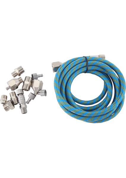 Airbrush Adaptör Seti, Hızlı Çıkarmalı Airbrush Adaptör Kiti, Naylon Örgülü Hava Hortumu, Hava Kompresörü ve Airbrush Hortumu Için (Yurt Dışından) modelleri