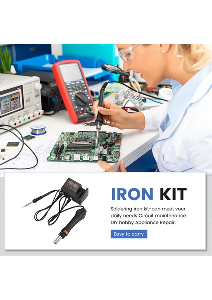 2'si 1 Arada Lehimleme Istasyonu 8898 Dijital Ekranlı Kaynak Tamir Istasyonu Elektrikli Lehimleme Demiri Sıcak Hava Tamir Aletleri Abd Fişi (Yurt Dışından) modelleri