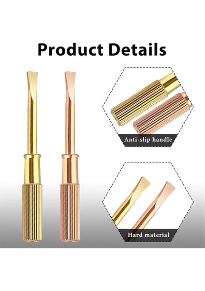 2 Adet Bilezik Tornavida Titanyum Çelik Mini Tornavida Mücevher Tamir Aletleri Yivli Tornavida Tamir Için Uygundur (Yurt Dışından) fırsatları