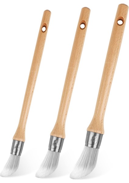 Kenar Boyama Fırçası, Kenar Boyama Alet Seti, Köşeler, Rötuşlar, Sanat Eserleri, Ev Duvar Kenarları Için Yuvarlak Kenar Fırçaları 3'lü Paket (Yurt Dışından)