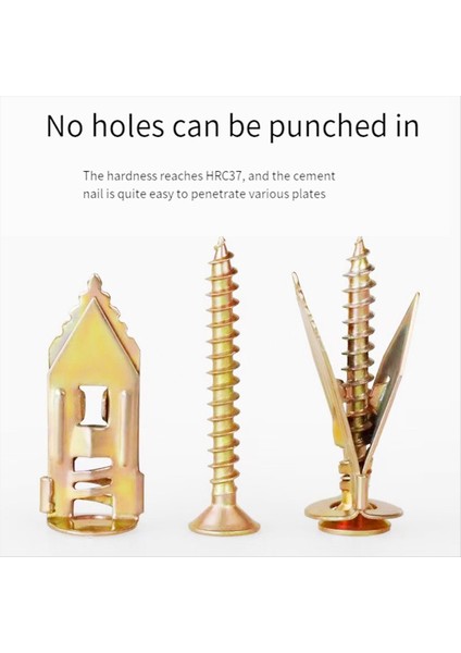 Kolay Uygulama Için 50 Adet Geliştirilmiş Kendiliğinden Delen Duvar Ankraj Vidaları (Yurt Dışından) fiyatları