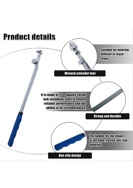 Anahtar Uzatma Alet Çubuğu 15 Inç Evrensel Tork Adaptörü Anahtarı (Yurt Dışından) fırsatları