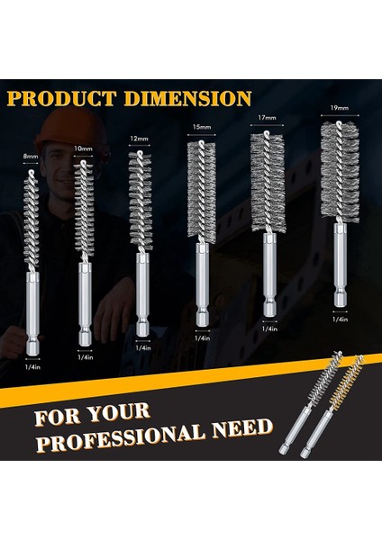 Delik Fırçası Bronz Temizleme Çelik Tel Delik Fırçası Seti Elektrikli Matkap Darbesine Uygun Paslanmaz Çelik Temizleme Fırçası (Yurt Dışından) modelleri