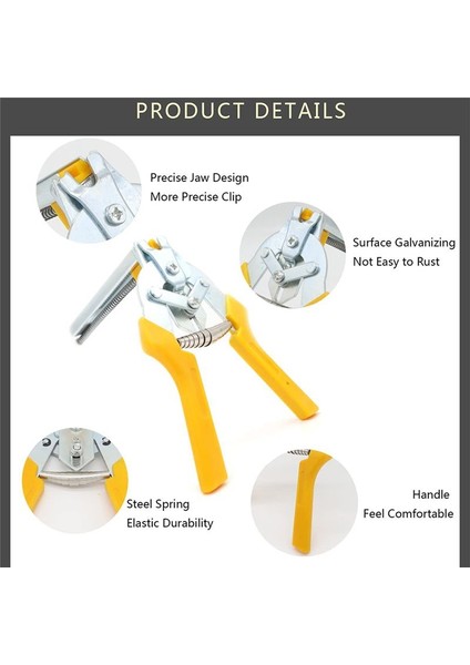 2400 Adet M Klipsli Tip M Tırnak Halkası Pense Seti (Yurt Dışından) fırsatları