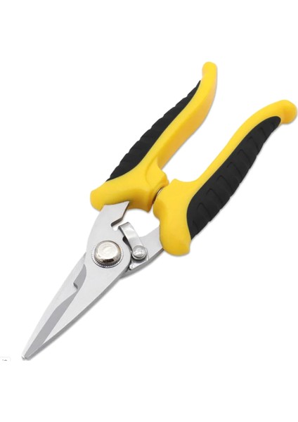 Paslanmaz Çelik Elektrikçi Makası Çok Işlevli Manuel Makas Oluk Kesme Tel ve Ince Çelik Levha (Yurt Dışından)