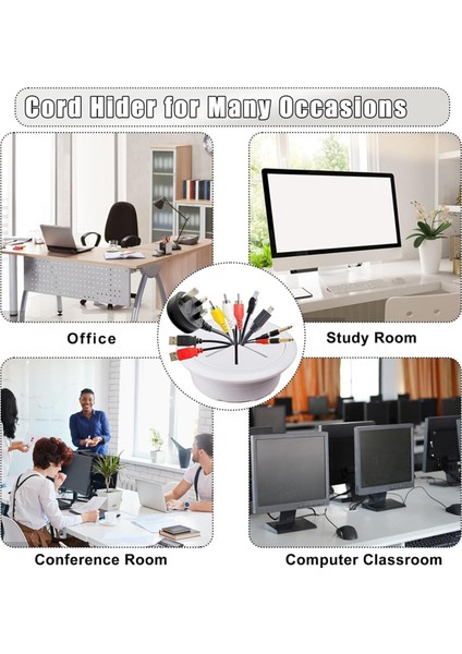 Adet Tv Kablosu Gizleyici 2-3/8 Inç (60 Mm) Duvar Kablo Yönetim Kiti Duvara Monte Tv Delik Testeresi Matkap A Parçası Için Kablo Gizleyici (Yurt Dışından) fırsatları