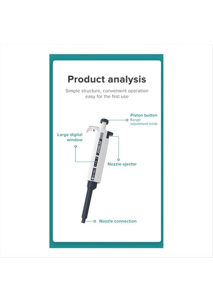 Joanlab Mikropipet Otomatik Pipet Dijital Laboratuvar Ekipmanları (Yurt Dışından) fiyatları