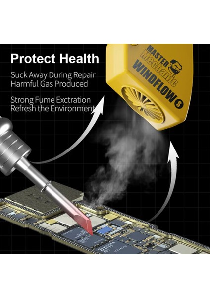 Mechanıc Windflows Mikroskop Anakart Pcb Onarımı Için Taşınabilir Kaynak Dumanı Çıkarıcı Duman Çıkarıcı (Yurt Dışından) modelleri