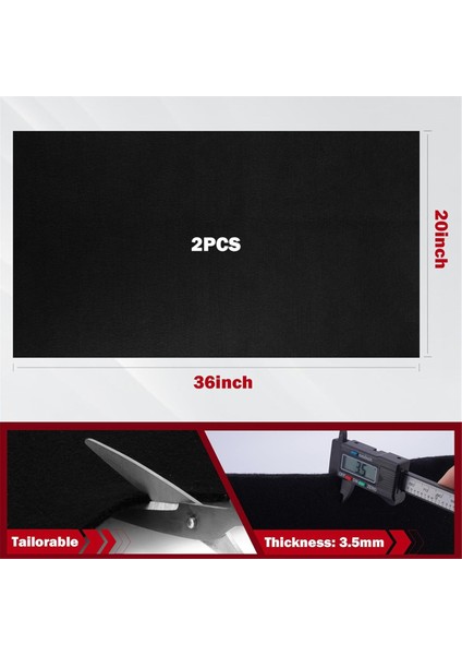 Karbon Keçe Kaynak Örtüsü Yangına Dayanıklı - 2 Paket 20X36 Inç Isıya Dayanıklı Kumaş 1800°F Yüksek Sıcaklık Yalıtım Pedi (Yurt Dışından) fiyatları