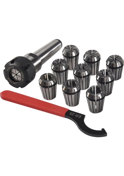 9 Adet ER25 Yaylı Pens + 1 Adet Mt3 M12 ER25 Pens Mandren Morse Konik Tutucu Cnc Freze Torna Tezgahı Takımı Için (Yurt Dışından) fiyatları