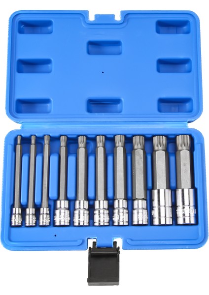 10 Parça 4 Inç Spline Uçlu Soket Takımı M Tipi Üniversal Manşon M4-M18 Üçlü Kare Spline Uçlu Soket Takımı (Yurt Dışından) fiyatları