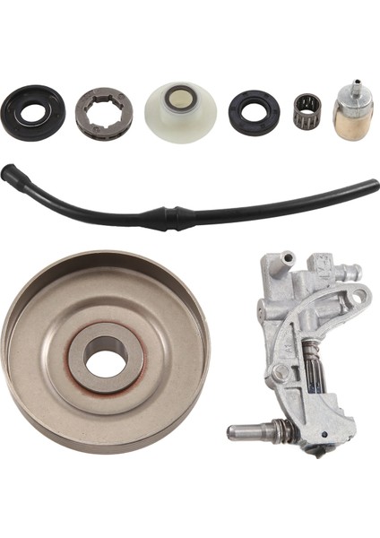 Çin 4500, 5200, 5800 45CC 5 Yağ Keçesi Yakıt Filtresi Hattı Zincirli Testere Parçası Için Debriyaj Dişlisi Jant Tamburu Yağ Pompası Sonsuz Dişli (Yurt Dışından) modelleri