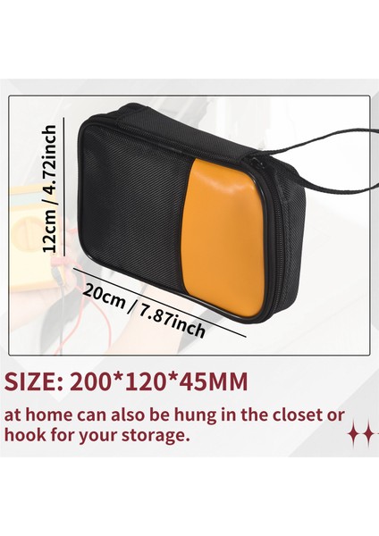 117/116/115/114/113 Dijital Multimetreler 62 Max ve Daha Fazlası Için Yumuşak Alet Taşıma Çantası, Pürüzsüz Fermuarlı (Yurt Dışından) fırsatları