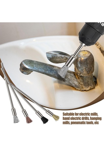 40 Adet Genişletilmiş Tel Fırça, Çelik Tel Temizleme Uç Fırçaları Pas Kalemi 3mm Mandrel Pas Boyası Çıkarma (Yurt Dışından) modelleri