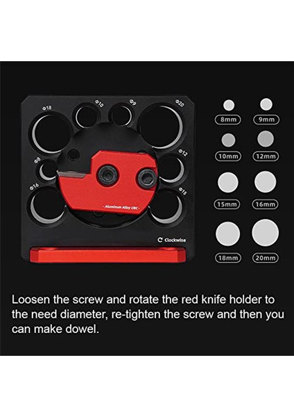 Elektrikli Matkap Karbür Uçlar Dübel Yapıcı Yüksek Hızlı Dübel Kesici Dübel Plakası (Metrik 8 Delik) (Yurt Dışından) fiyatları