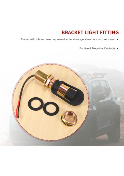 Döner Yanıp Sönen Amber Işaret Lambası Esnek Dın Çubuğu Traktör Montaj Braketi Montaj Lambası Braketi Aydınlatma Armatürleri (Yurt Dışından) fırsatları