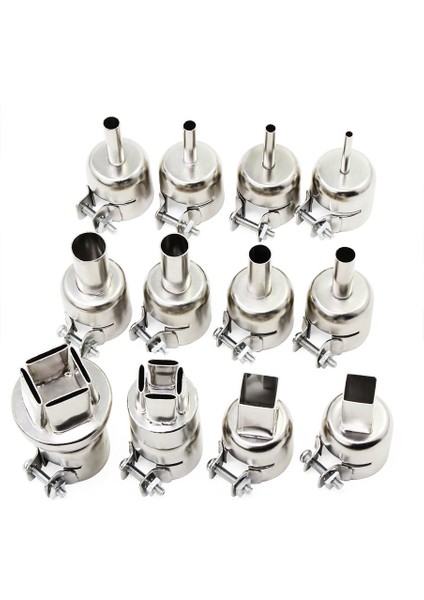 850 Serisi Sıcak Hava Lehimleme Istasyonu Için 12 Adet Evrensel Isıtma Nozulu 3-20MM Sıcak Hava Isıya Dayanıklı Nozullar Uçları Alet (Yurt Dışından)