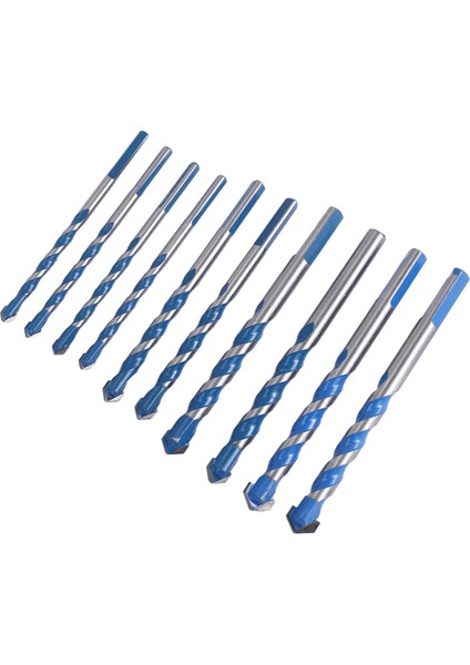 10 Adet Tungsten Karbür Duvar Matkap Ucu Seti Metal Çelik Porselen Seramik Karo Beton Tuğla Plastik Ahşap (6 8 10 12 Mm) (Yurt Dışından) modelleri
