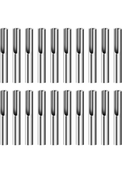 1/8 Inç Görünmez Kablo Korkuluk Terminali Mandal Açısı, Paslanmaz Çelik Ayarlanabilir Kablo Korkuluk Donanımı 20 Adet (Yurt Dışından)