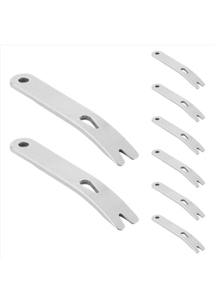 8 Parça Mini Kaldıraç Çubuğu Paslanmaz Çelik Düz Çubuk Çok Işlevli Küçük (Yurt Dışından) fiyatları