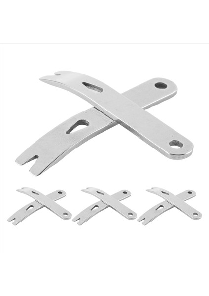 8 Parça Mini Kaldıraç Çubuğu Paslanmaz Çelik Düz Çubuk Çok Işlevli Küçük (Yurt Dışından) modelleri