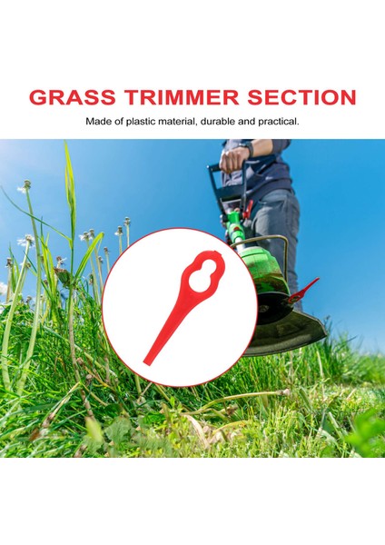 80 Adet Yedek Çim Biçme Makinesi Bıçağı Yedek Parça Çim Biçme Makinesi Kesme Bıçakları Kesici Alet (Yurt Dışından) modelleri