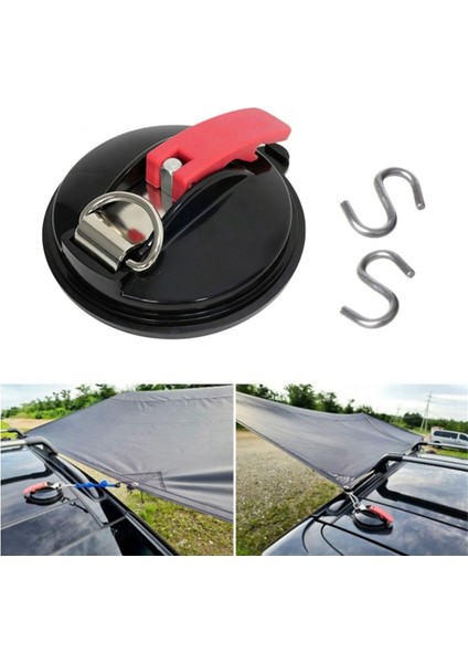 Açık Hava Kamp Tente Vantuzu Çok Fonksiyonlu Araba Vantuzu Güçlü S Kancalı Sabit Arka Perde Vantuzu A (Yurt Dışından) fiyatları