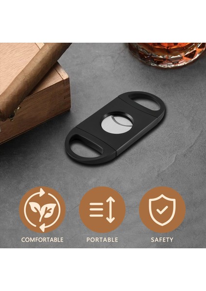 Oval Şekilli Puro Kesici, Çift Kesim Bıçak (Yurt Dışından) indirimleri