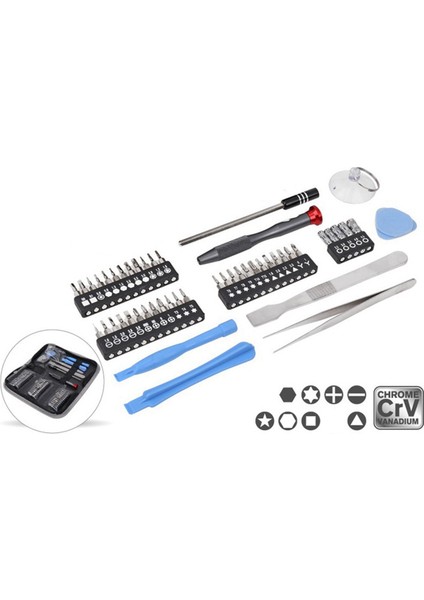 49 Parça Cep Telefonu Bakım Alet Seti - Çiçek Şeklinde Üçgen Hassas Tornavida Seti (Yurt Dışından) indirimleri