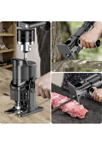 Elektrikli Matkap Tornavida Başlığını Elektrikli Testere Alternatif Hareketli Testereye Dönüştürme Ev Tipi Çok Amaçlı Ahşap Aletleri (Yurt Dışından)