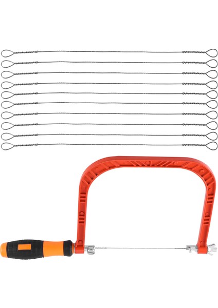 6 Inçlik Baş Testeresi El Testeresi, Dekupaj Testeresi Baş Testeresi Çerçevesi ve Ahşap, Plastik, Kauçuk Vb. Için Ekstra 20 Parça Yedek Bıçak Seti (Yurt Dışından) modelleri