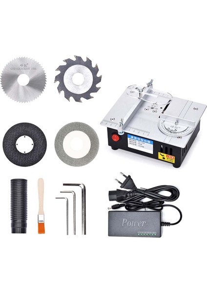 Mini Masa Testeresi Ahşap Işleme Elektrikli Tezgah Testeresi Kendin Yap Modeli El Sanatları Kesme Aleti 96W Elektrikli Masaüstü Testereler Ab Fişi (Yurt Dışından)