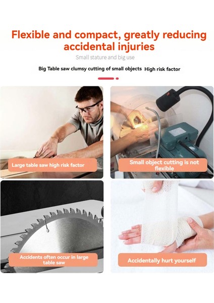 Mini Masa Testeresi Ahşap Işleme Elektrikli Tezgah Testeresi Kendin Yap Modeli El Sanatları Kesme Aleti 96W Elektrikli Masaüstü Testereler Ab Fişi (Yurt Dışından) fırsatları