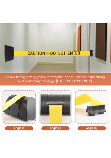 16,4 Ft Manyetik Duvara Monte Geri Çekilebilir Kemer Bariyeri (Yurt Dışından) indirimleri