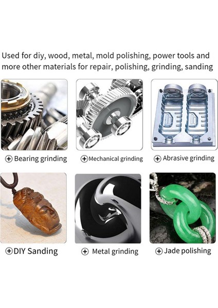 100 Adet/kutu Aşındırıcı Taş Parlatma Taşlama Başlığı Elektrikli Matkap Ucu Tekerleği 4-10MM Dremel Matkap Döner Aletleri 3mm (Yurt Dışından) fırsatları