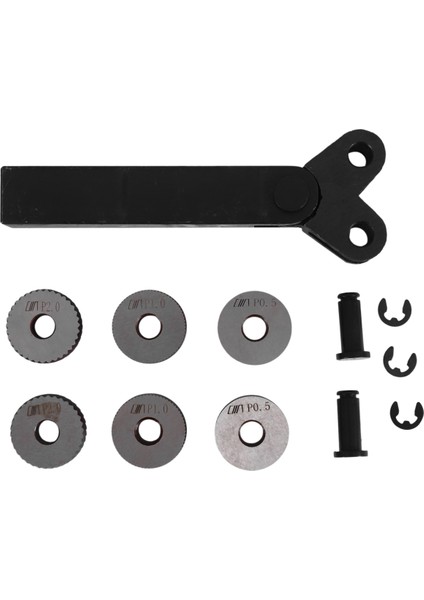 Parça Çift Tekerlek Tırtıllı Takım Seti 0,5 mm 1 mm 2 mm Lineer Tekerlek Seti Çelik Torna Seti Tekerlek Tırtıllı Takım (Yurt Dışından) fiyatları