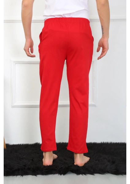 Erkek Pamuk Kırmızı Tek Alt Pijama indirimleri