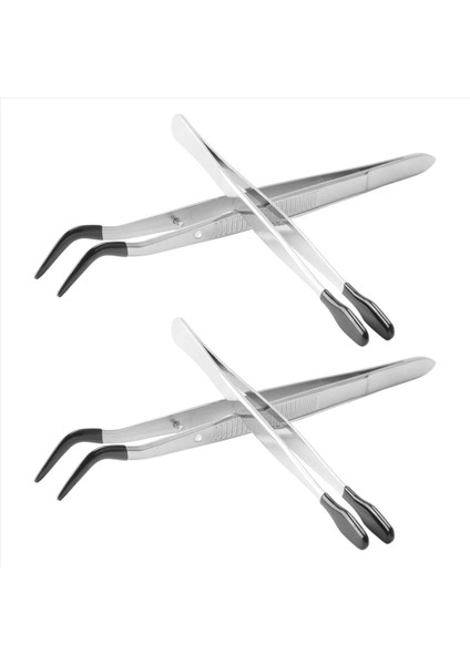 El Sanatları Laboratuvarı Için 4 Adet Kauçuk Uçlu Cımbız Seti 12/15 cm (Yurt Dışından) fiyatları