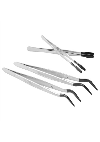 El Sanatları Laboratuvarı Için 4 Adet Kauçuk Uçlu Cımbız Seti 12/15 cm (Yurt Dışından) modelleri