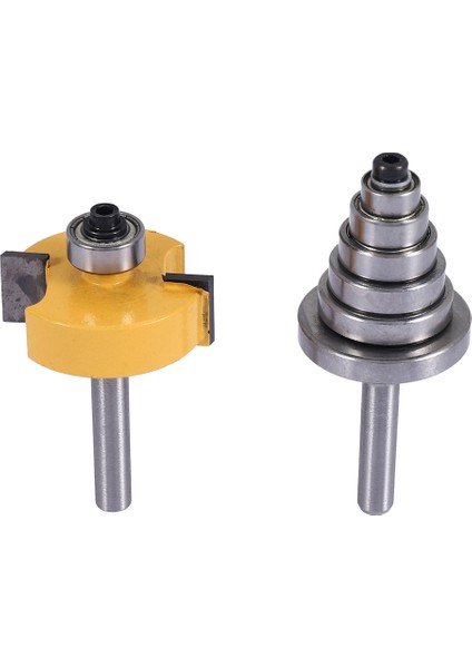 6 Yataklı 1/4 Inç Saplı Yiv Açma Freze Ucu, Çoklu Derinlikler Için Set 1/8 Inç, 1/4 Inç, 5/16 Inç, 3/8 Inç, 7/16 Inç, 1/2 Inç (Yurt Dışından)