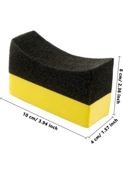 18'li Paket Lastik Parlatma Aplikatör Pedleri Lastik Parlatma Aplikatör Pedleri Araba Camı Boyalı Çelik Için Cila Süngeri (Yurt Dışından) fırsatları