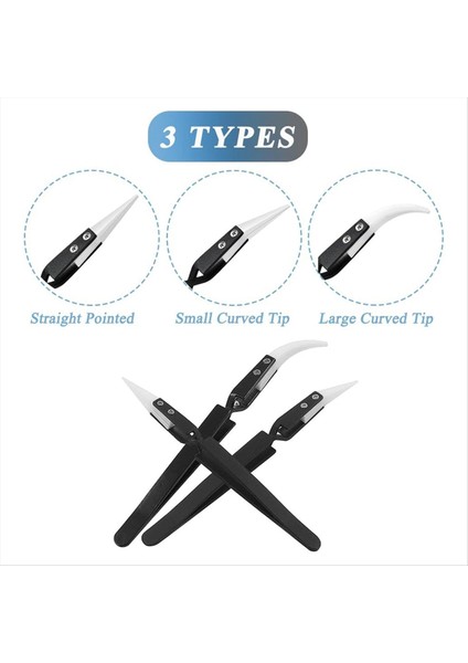 3 Adet Hassas Seramik Ters Cımbız (Yurt Dışından) modelleri