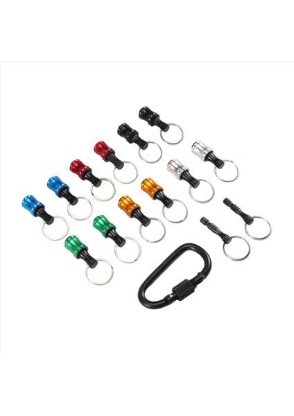 12 Parça Anahtarlık Uzatma Çubuğu Tornavida Uç Tutucu Soket Adaptörü (Yurt Dışından)