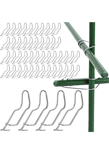 50 Adet Bitki Kafes Bağlantı Tokaları, Bastonlar Için Bahçe Kazıkları Kafes Klipsleri, Tırmanma Bitkileri Için Bahçe Destek Kazıkları (Yurt Dışından) fiyatları