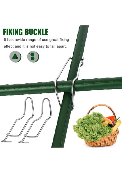 50 Adet Bitki Kafes Bağlantı Tokaları, Bastonlar Için Bahçe Kazıkları Kafes Klipsleri, Tırmanma Bitkileri Için Bahçe Destek Kazıkları (Yurt Dışından) fırsatları