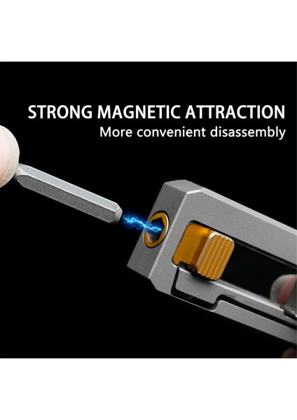 Titanyum Alaşımlı Tornavida Manyetik Küçük Bakım Kombinasyonu Çok Işlevli Taşınabilir Açık Hava Edc Aletleri (Yurt Dışından) modelleri