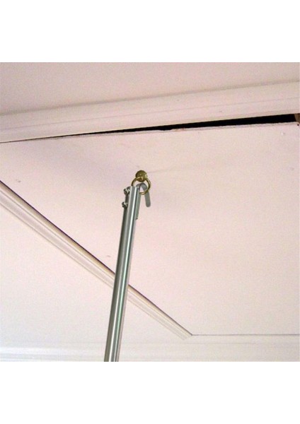 Tam Merdiven Çekme Sistemi Kiti Tavan Merdiven Çekme Kiti, 1 Adet 40 Inçe Kadar Tavan Uzatma Çubuğu ve 1 Adet Depolama Kancası Içerir (Yurt Dışından) fırsatları