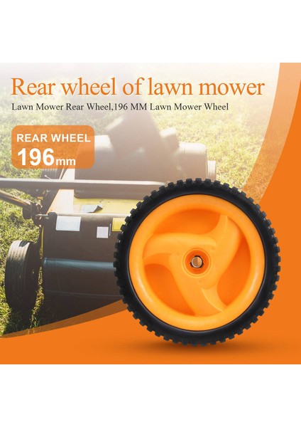 Husqvarnaa Mcculloch 5324025-67, 5324029-36, 532402567, 532402936 Için 196 mm Çim Biçme Makinesi Tekerleği (Yurt Dışından) fırsatları