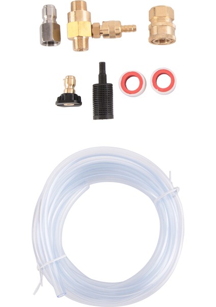 Ayarlanabilir Kimyasal Enjektör Seti, Basınçlı Yıkayıcı Için Enjektör, Sifon Hortumu ve Sabun Ucu ile 3/8 Inç Sabun Enjektörü (Yurt Dışından) indirimleri